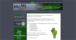 Desktop Screenshot of esa-tec.net